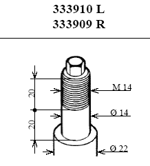 Амортизатор SNR арт. 333909